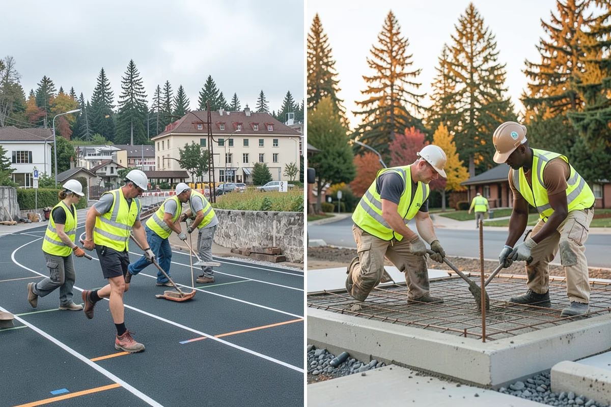 Court Resurfacing (Acrylic) in Redmond, King County, WA - Assess slab condition, drainage, and existing coating adhesion