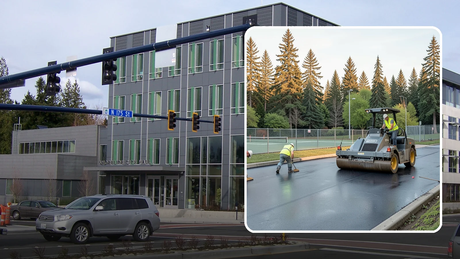 Court Resurfacing (Acrylic) in Shoreline, King County, WA - An acrylic resurfacing service that restores tennis, pickleball, and basketball courts across Western Washington municipal...