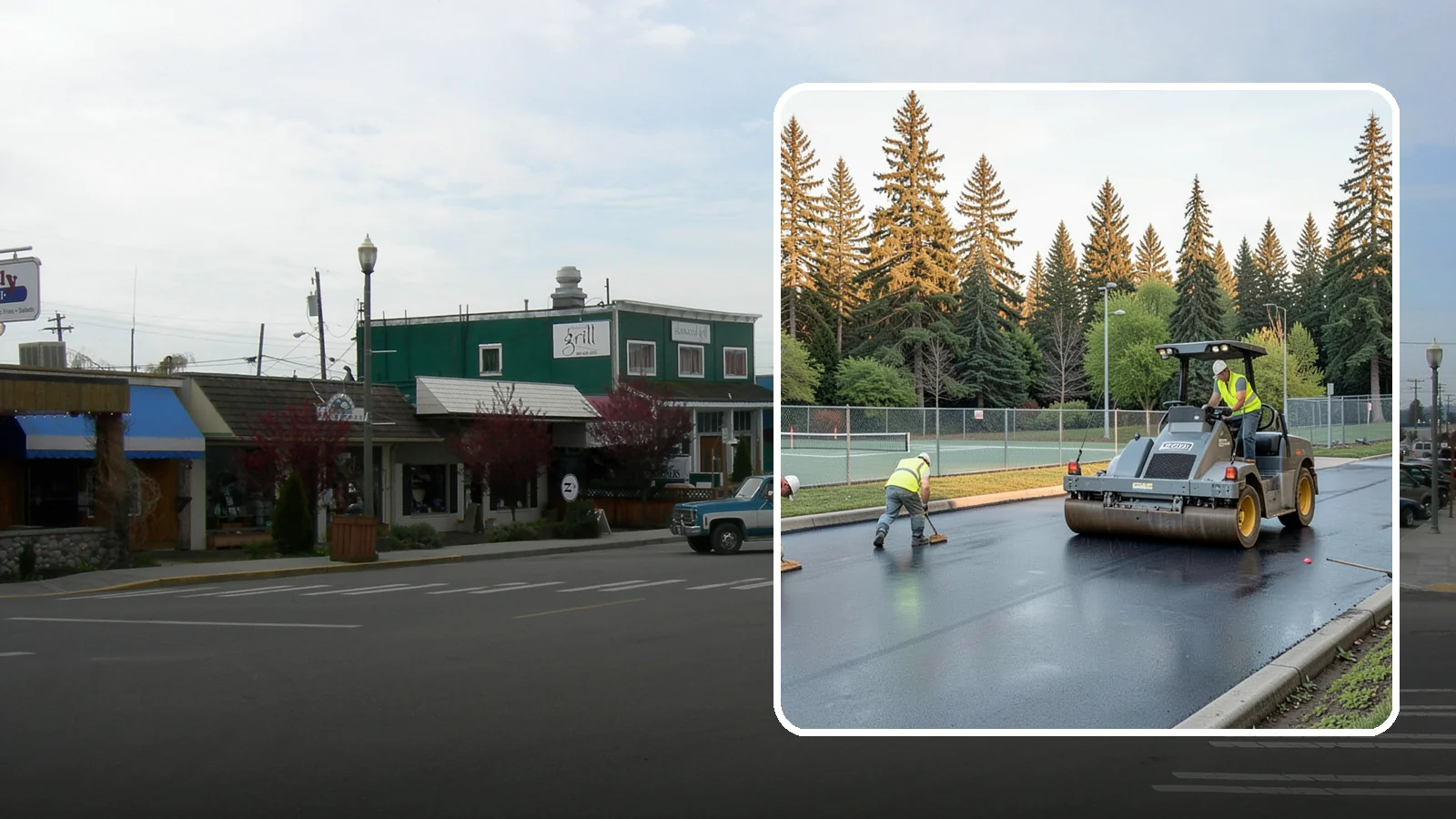 Court Resurfacing (Acrylic) in Stanwood, Snohomish County, WA - An acrylic resurfacing service that restores tennis, pickleball, and basketball courts across Western Washington municipal...