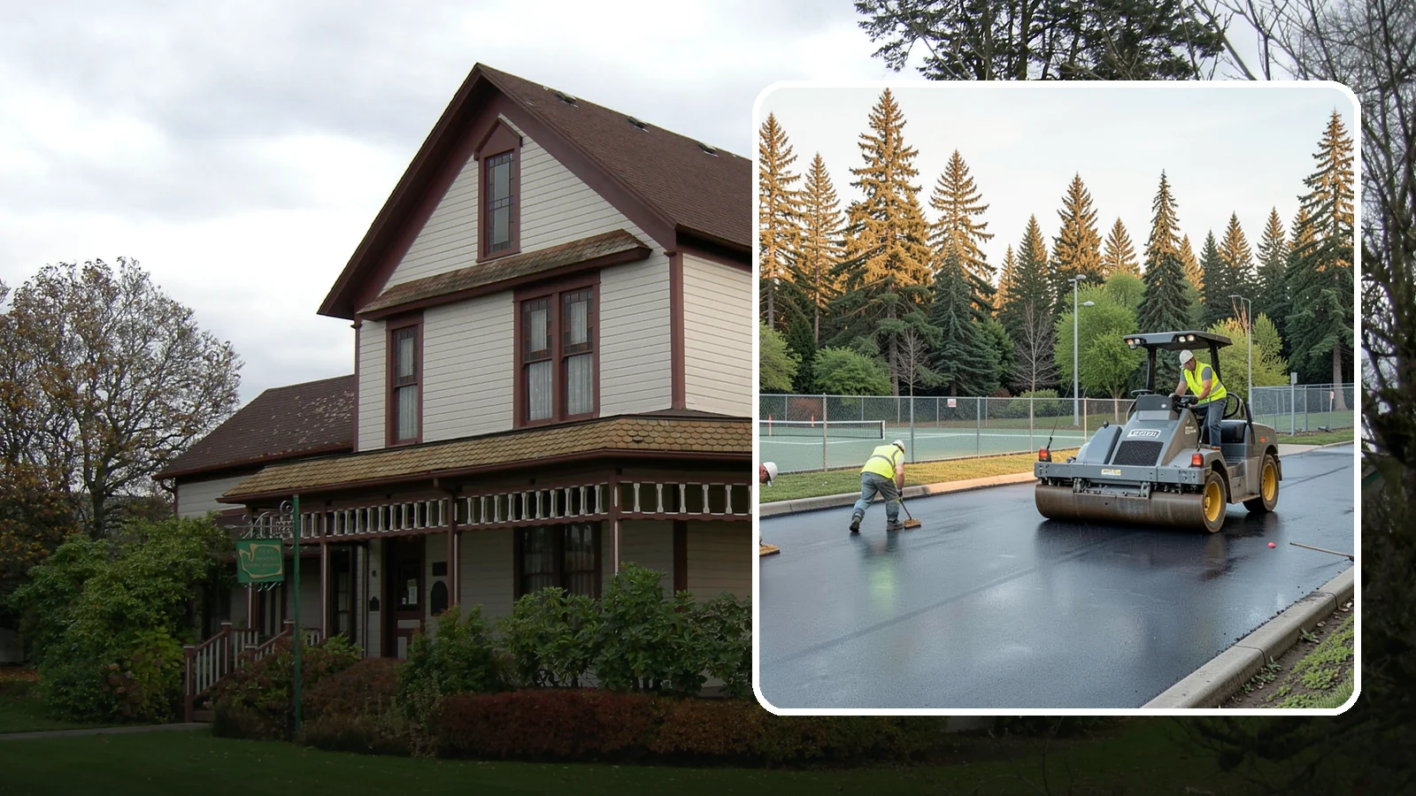 Court Resurfacing (Acrylic) in Sumner, Pierce County, WA - An acrylic resurfacing service that restores tennis, pickleball, and basketball courts across Western Washington municipal...