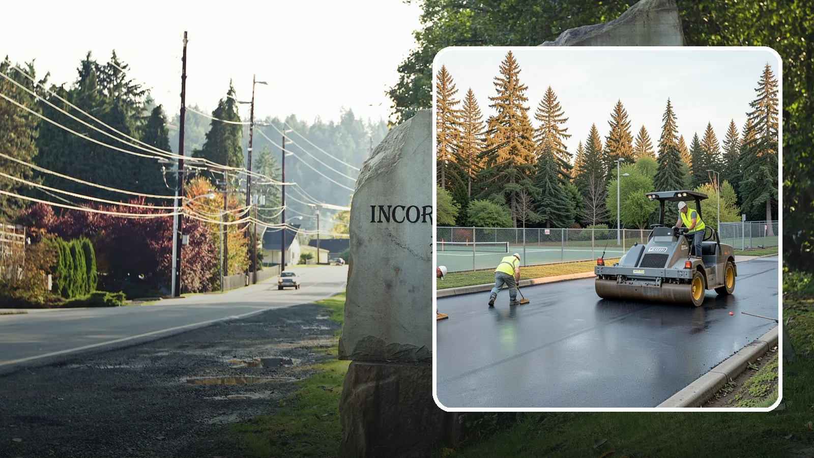 Court Resurfacing (Acrylic) in Wilkeson, Pierce County, WA - An acrylic resurfacing service that restores tennis, pickleball, and basketball courts across Western Washington municipal...