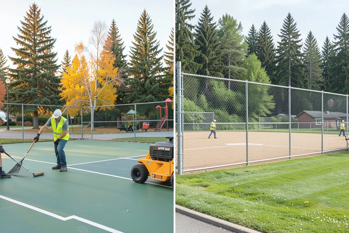 Court Resurfacing (Acrylic) in Wilkeson, Pierce County, WA - Assess slab condition, drainage, and existing coating adhesion