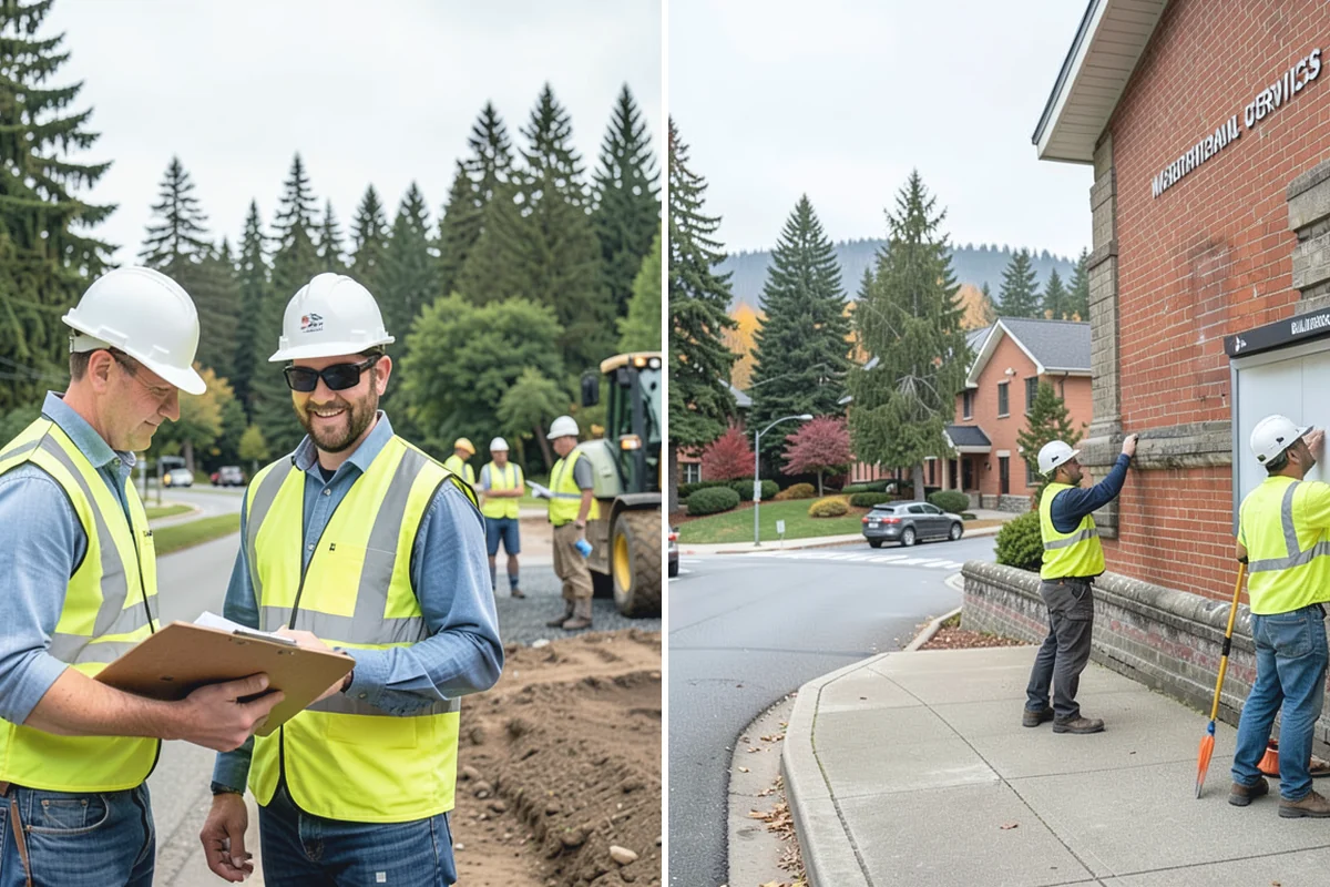 Court Resurfacing in Beaux Arts Village, King County, WA - Assess slab condition, cracking, and drainage with staff