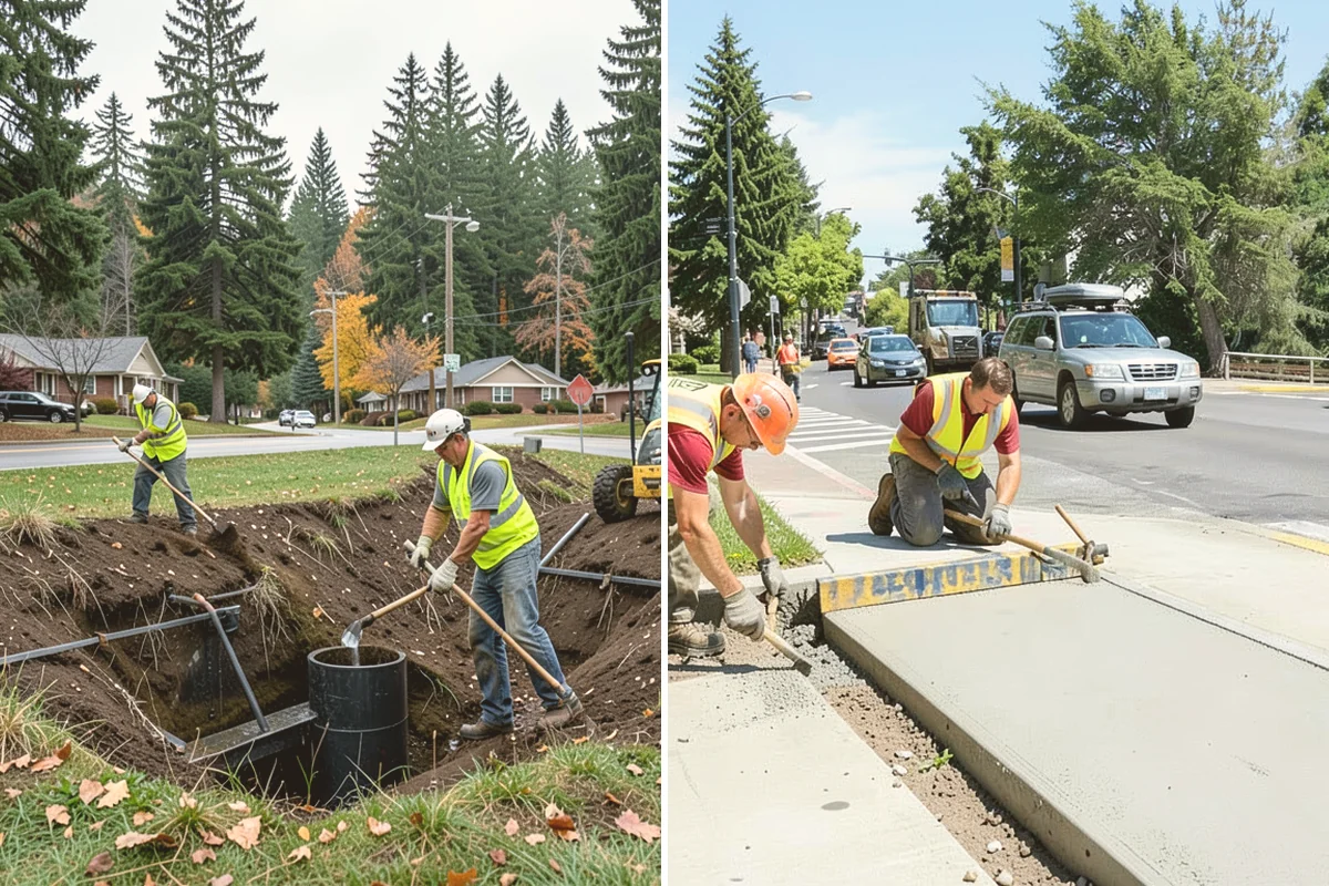 Court Resurfacing in Bellevue, King County, WA - Assess slab condition, cracking, and drainage with staff