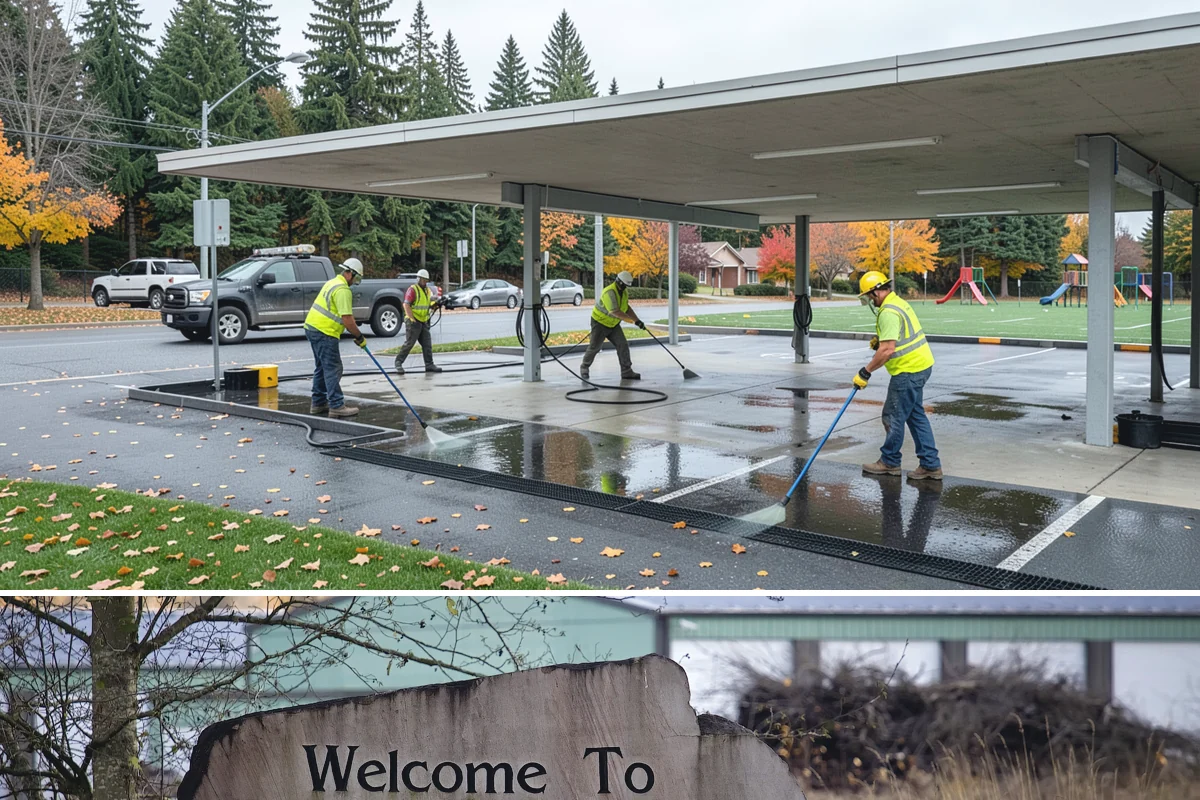 Court Resurfacing in Buckley, Pierce County, WA - Court resurfacing requires warm, dry conditions, so it is scheduled in the summer months across Western Washington.