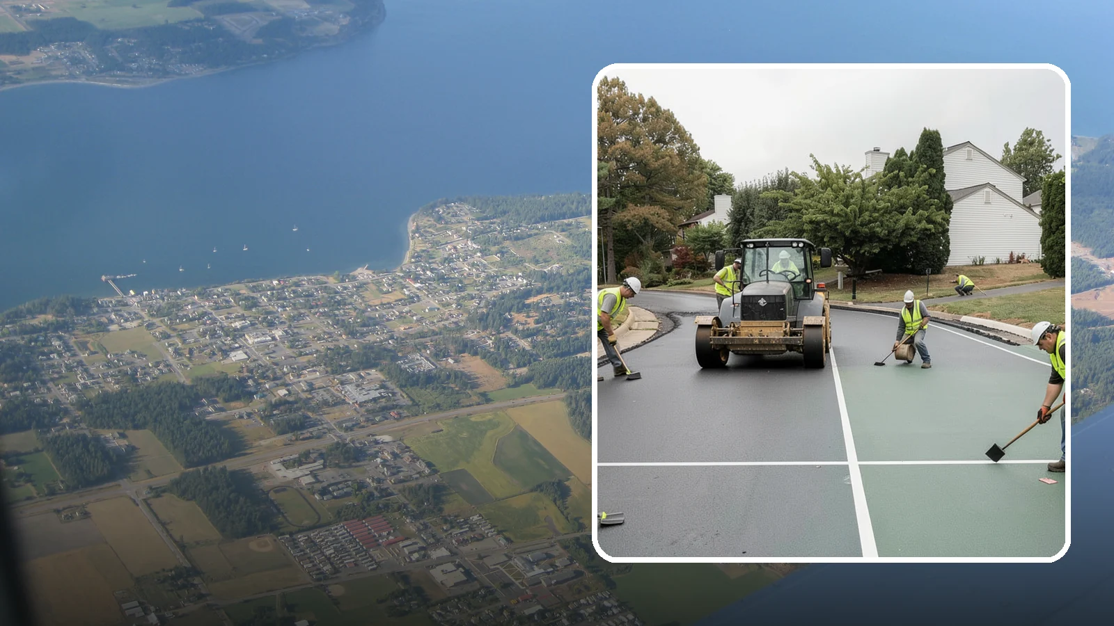 Court Resurfacing in Coupeville, Island County, WA - Resurfacing of tennis, pickleball, and multi-sport courts to restore a safe, uniform playing surface.