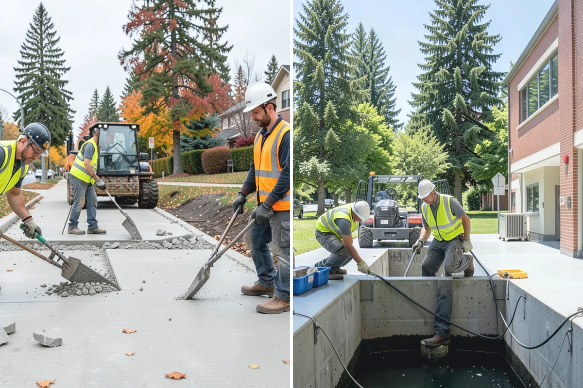 Court Resurfacing in Coupeville, Island County, WA - Assess slab condition, cracking, and drainage with staff