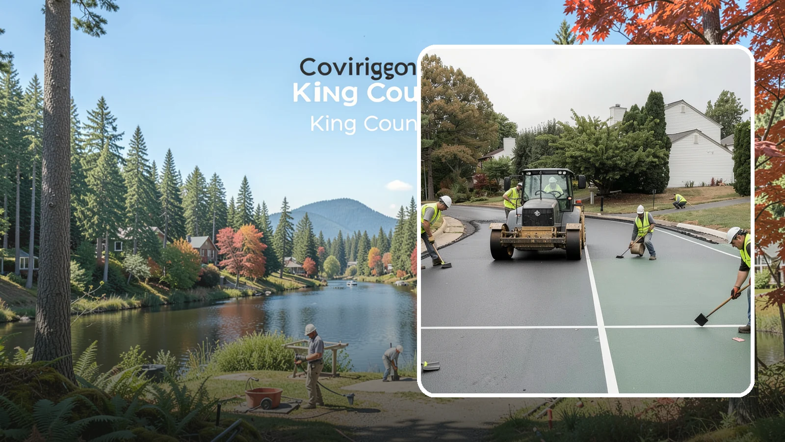 Court Resurfacing in Covington, King County, WA - Resurfacing of tennis, pickleball, and multi-sport courts to restore a safe, uniform playing surface.