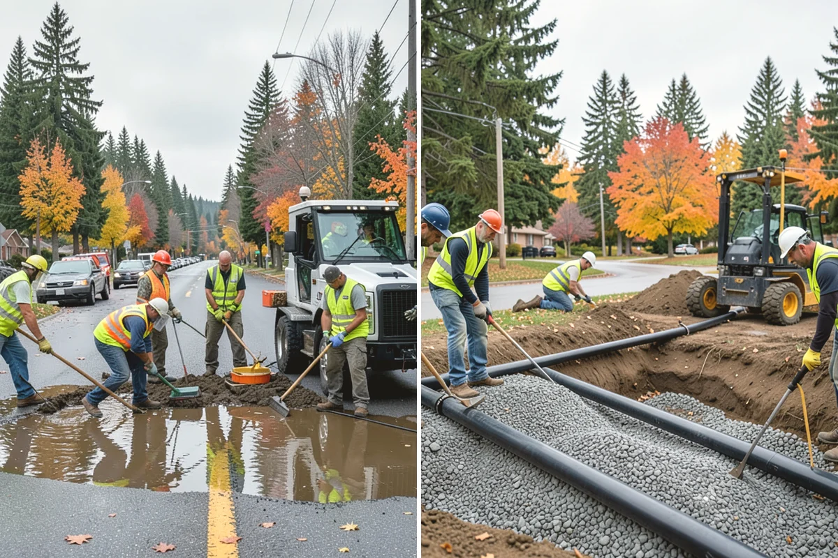 Court Resurfacing in Covington, King County, WA - Assess slab condition, cracking, and drainage with staff
