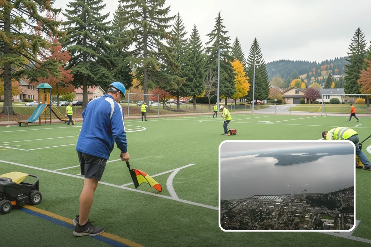 Court Resurfacing in Des Moines, King County, WA - Removes trip hazards and restores true ball bounce