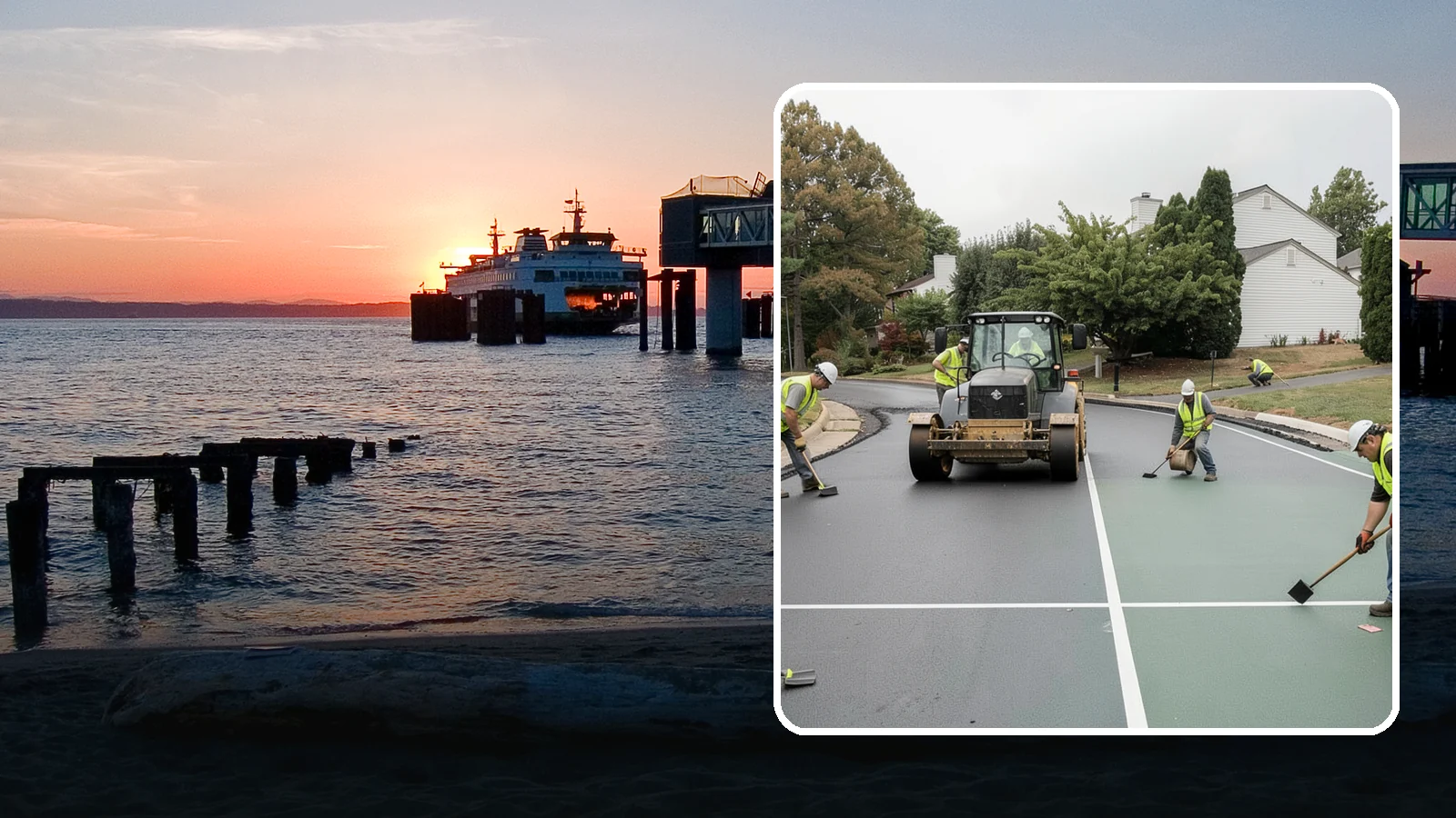 Court Resurfacing in Edmonds, Snohomish County, WA - Resurfacing of tennis, pickleball, and multi-sport courts to restore a safe, uniform playing surface.