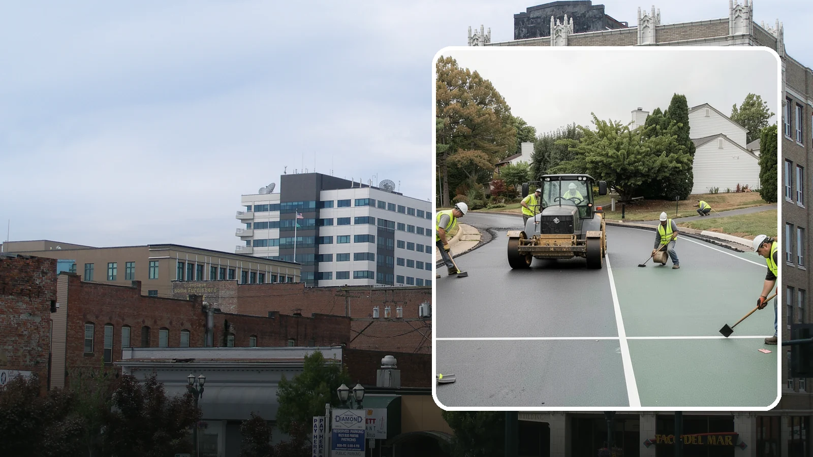 Court Resurfacing in Everett, Snohomish County, WA - Resurfacing of tennis, pickleball, and multi-sport courts to restore a safe, uniform playing surface.