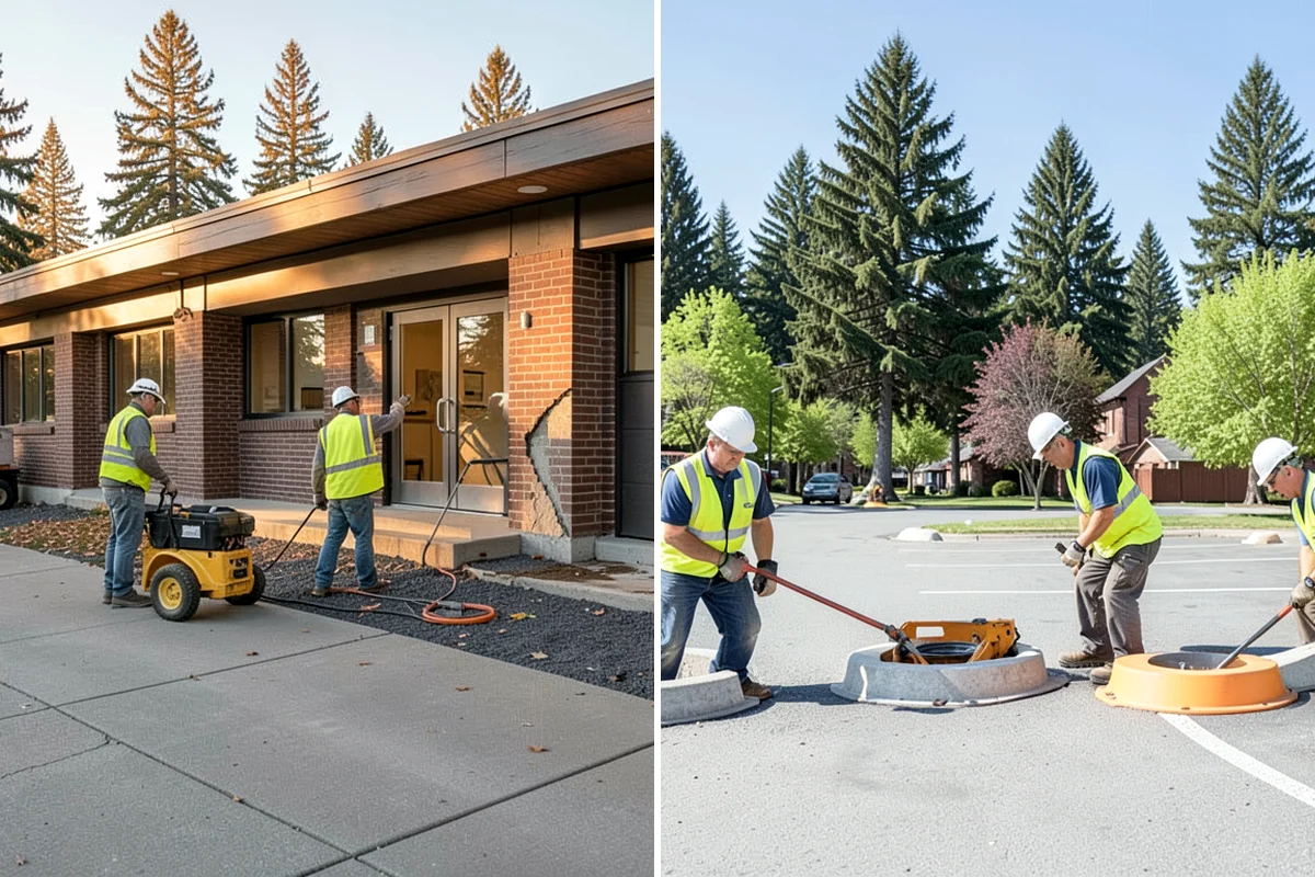 Court Resurfacing in Everett, Snohomish County, WA - Assess slab condition, cracking, and drainage with staff