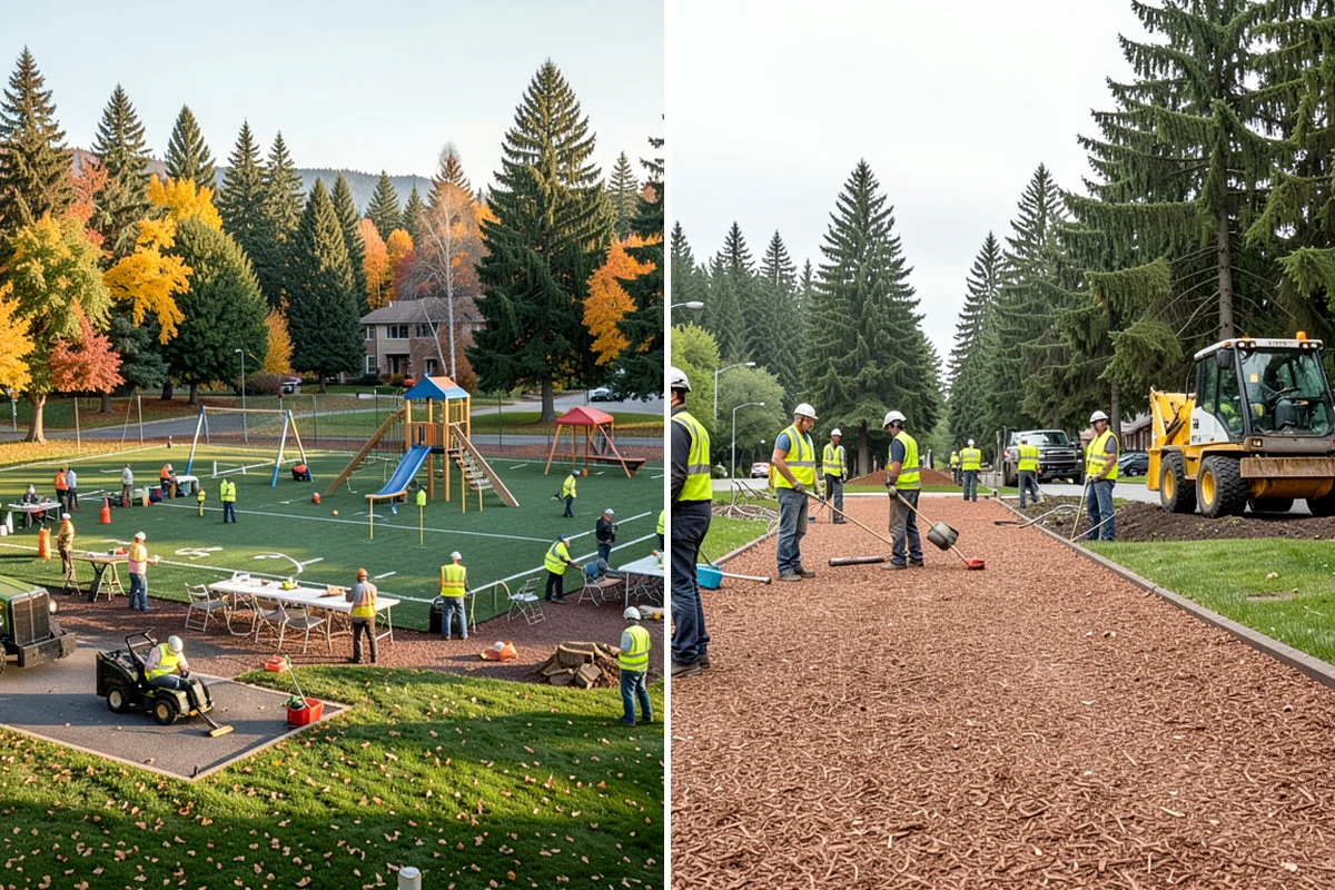 Court Resurfacing in Federal Way, King County, WA - Assess slab condition, cracking, and drainage with staff