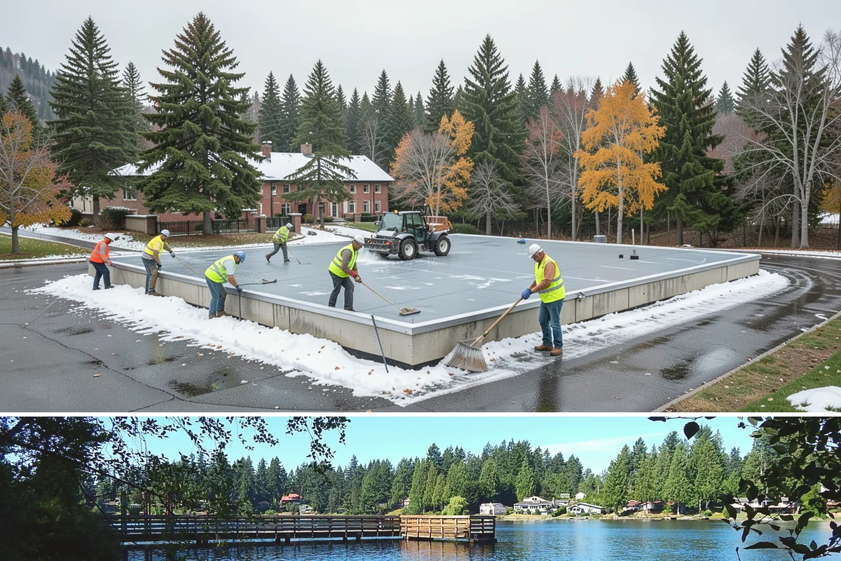 Court Resurfacing in Federal Way, King County, WA - Court resurfacing requires warm, dry conditions, so it is scheduled in the summer months across Western Washington.