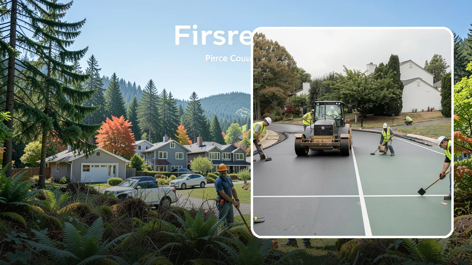 Court Resurfacing in Fircrest, Pierce County, WA - Resurfacing of tennis, pickleball, and multi-sport courts to restore a safe, uniform playing surface.