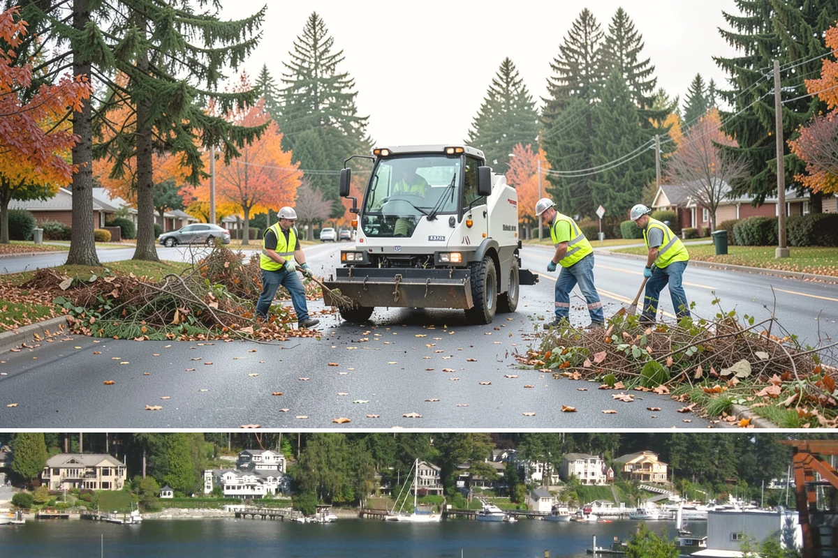 Court Resurfacing in Gig Harbor, Pierce County, WA - Court resurfacing requires warm, dry conditions, so it is scheduled in the summer months across Western Washington.