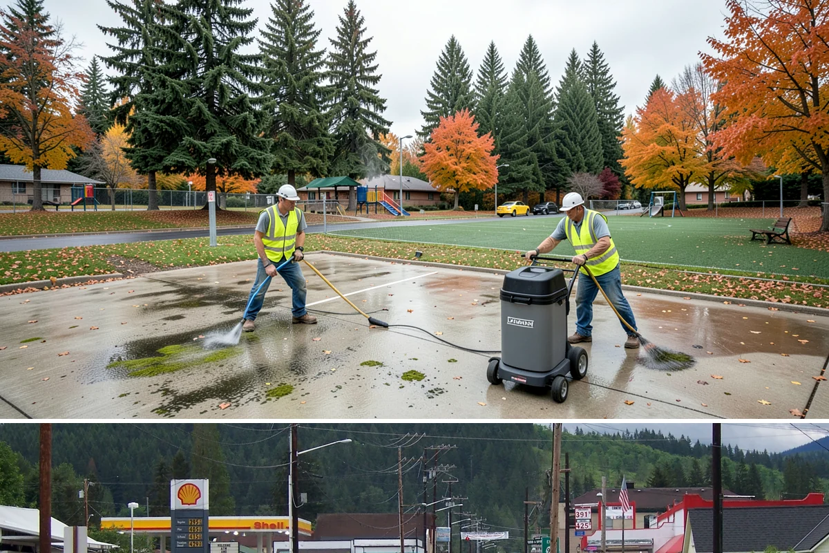 Court Resurfacing in Granite Falls, Snohomish County, WA - Court resurfacing requires warm, dry conditions, so it is scheduled in the summer months across Western Washington.