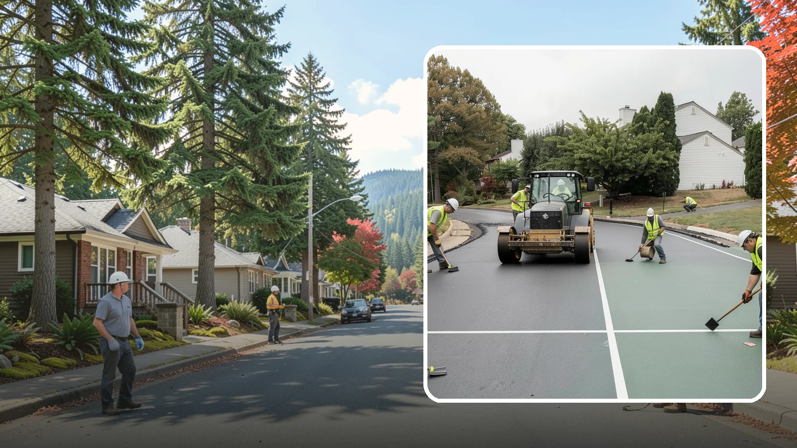 Court Resurfacing in Hunts Point, King County, WA - Resurfacing of tennis, pickleball, and multi-sport courts to restore a safe, uniform playing surface.