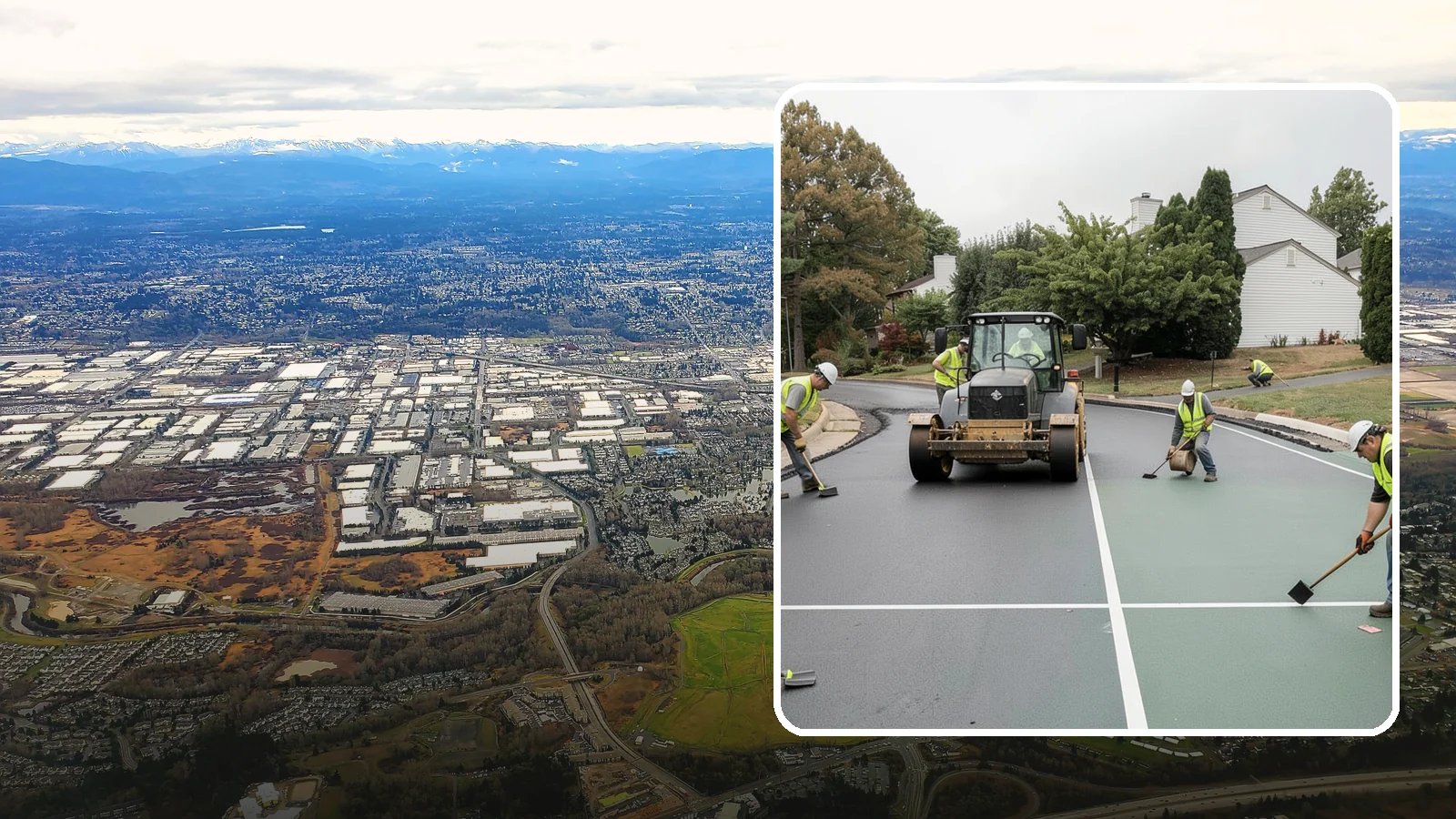 Court Resurfacing in Kent, King County, WA - Resurfacing of tennis, pickleball, and multi-sport courts to restore a safe, uniform playing surface.