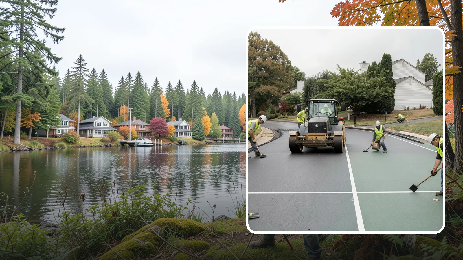 Court Resurfacing in La Conner, Skagit County, WA - Resurfacing of tennis, pickleball, and multi-sport courts to restore a safe, uniform playing surface.