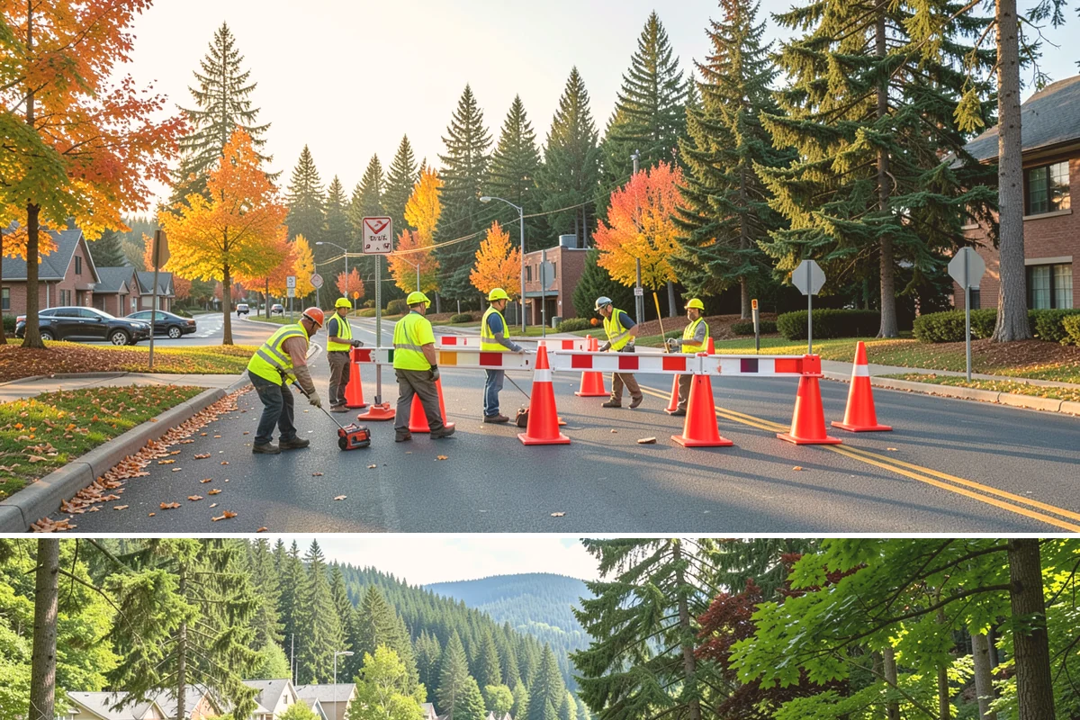 Court Resurfacing in Lake Forest Park, King County, WA - Court resurfacing requires warm, dry conditions, so it is scheduled in the summer months across Western Washington.