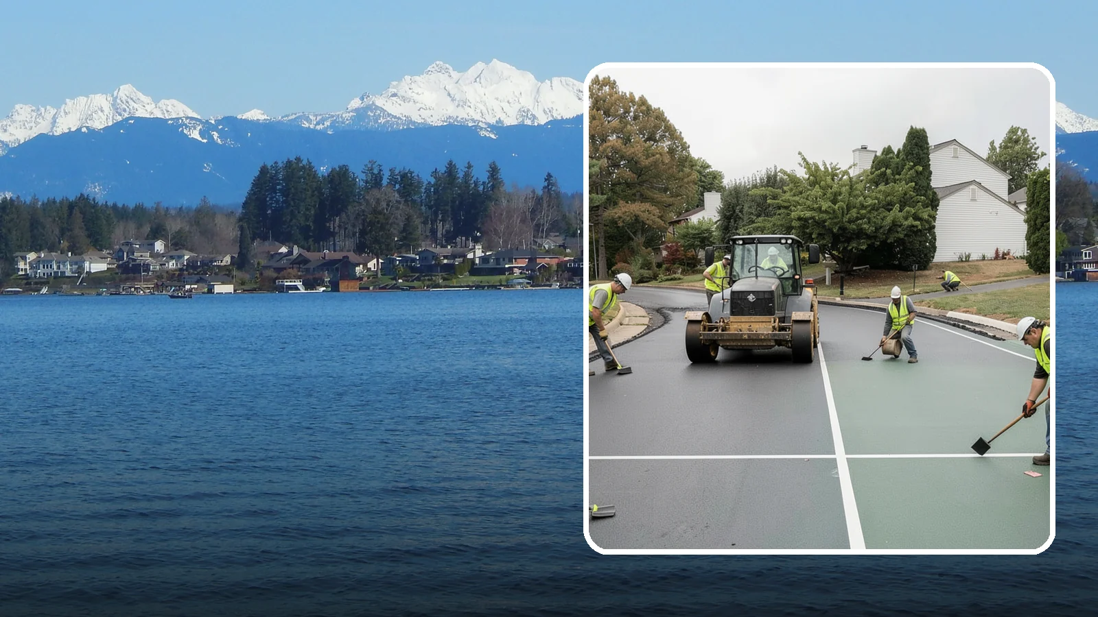 Court Resurfacing in Lake Stevens, Snohomish County, WA - Resurfacing of tennis, pickleball, and multi-sport courts to restore a safe, uniform playing surface.