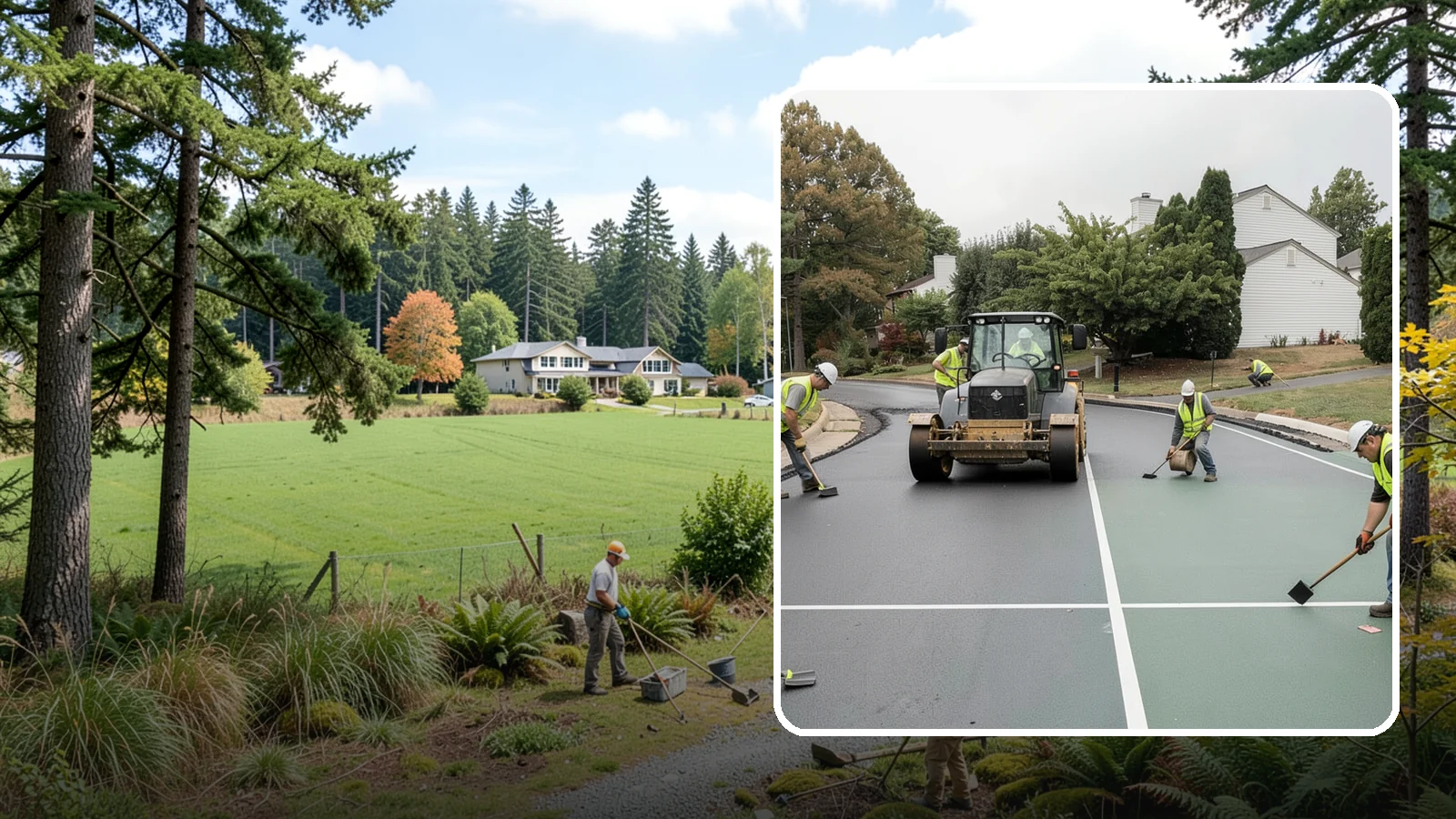 Court Resurfacing in Lyman, Skagit County, WA - Resurfacing of tennis, pickleball, and multi-sport courts to restore a safe, uniform playing surface.