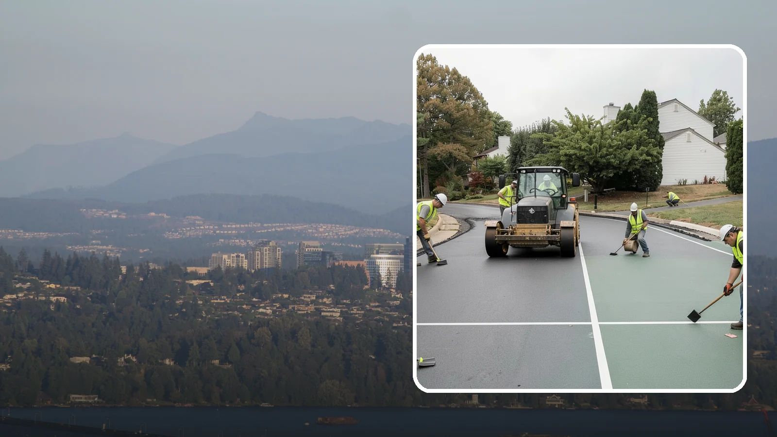 Court Resurfacing in Medina, King County, WA - Resurfacing of tennis, pickleball, and multi-sport courts to restore a safe, uniform playing surface.