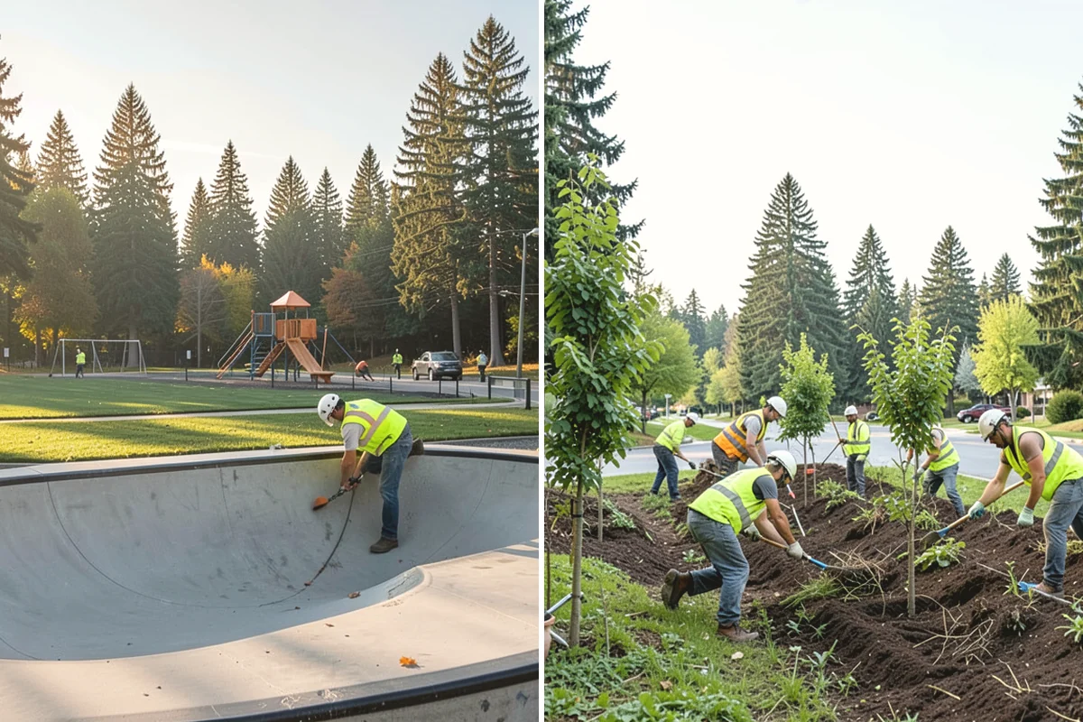 Court Resurfacing in Mercer Island, King County, WA - Assess slab condition, cracking, and drainage with staff