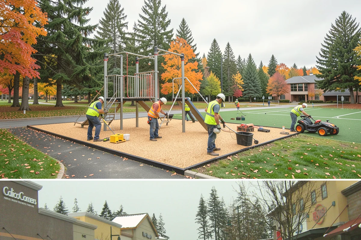 Court Resurfacing in Mill Creek, Snohomish County, WA - Court resurfacing requires warm, dry conditions, so it is scheduled in the summer months across Western Washington.