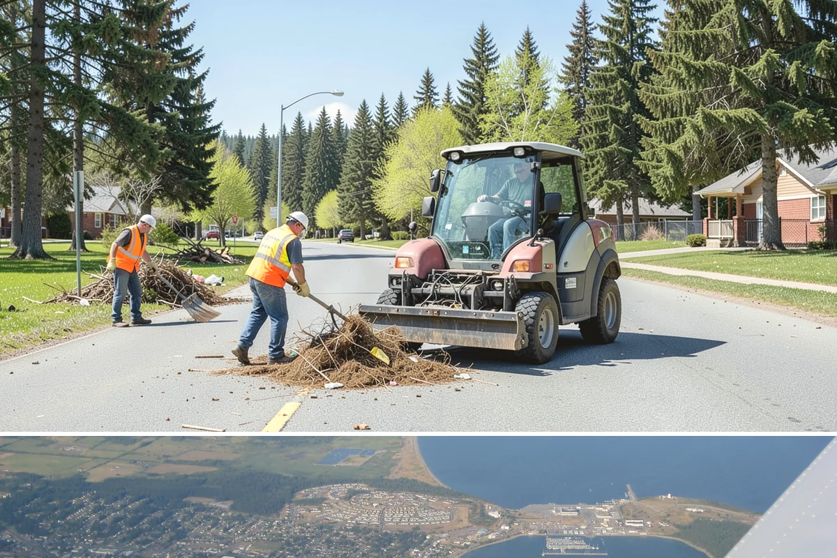 Court Resurfacing in Oak Harbor, Island County, WA - Court resurfacing requires warm, dry conditions, so it is scheduled in the summer months across Western Washington.
