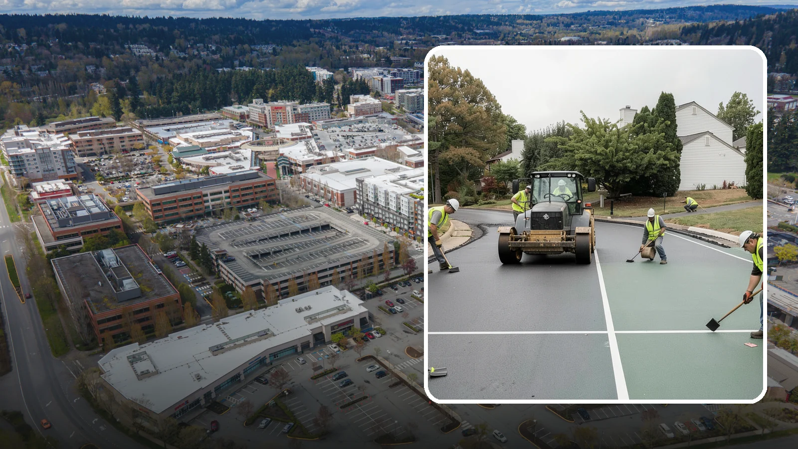 Court Resurfacing in Redmond, King County, WA - Resurfacing of tennis, pickleball, and multi-sport courts to restore a safe, uniform playing surface.