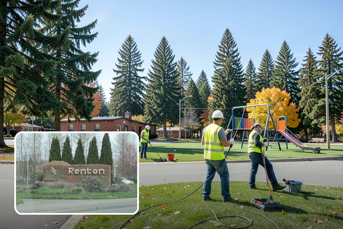 Court Resurfacing in Renton, King County, WA - Removes trip hazards and restores true ball bounce