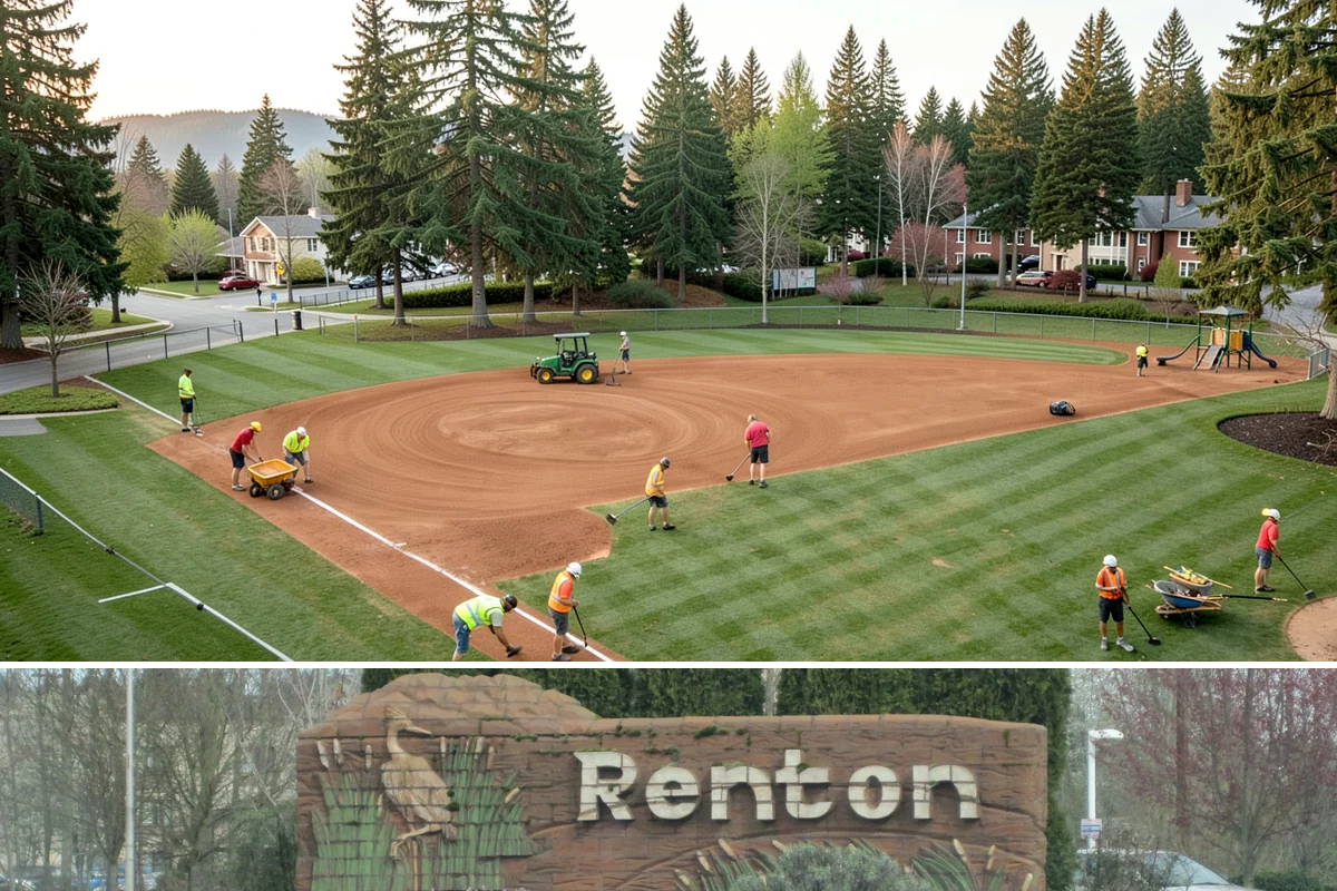 Court Resurfacing in Renton, King County, WA - Court resurfacing requires warm, dry conditions, so it is scheduled in the summer months across Western Washington.