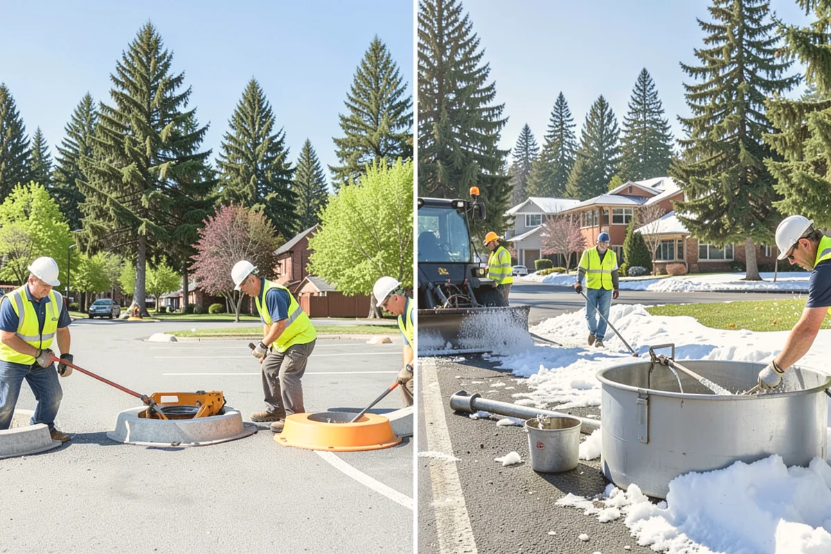 Court Resurfacing in Sammamish, King County, WA - Assess slab condition, cracking, and drainage with staff