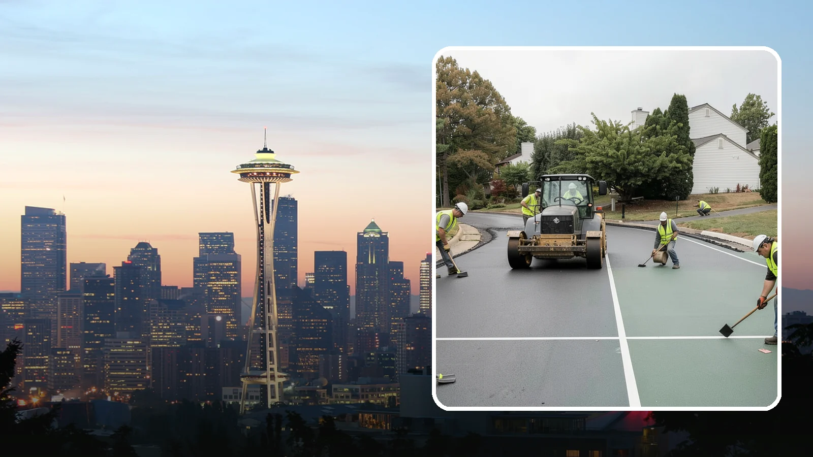 Court Resurfacing in Seattle, King County, WA - Resurfacing of tennis, pickleball, and multi-sport courts to restore a safe, uniform playing surface.