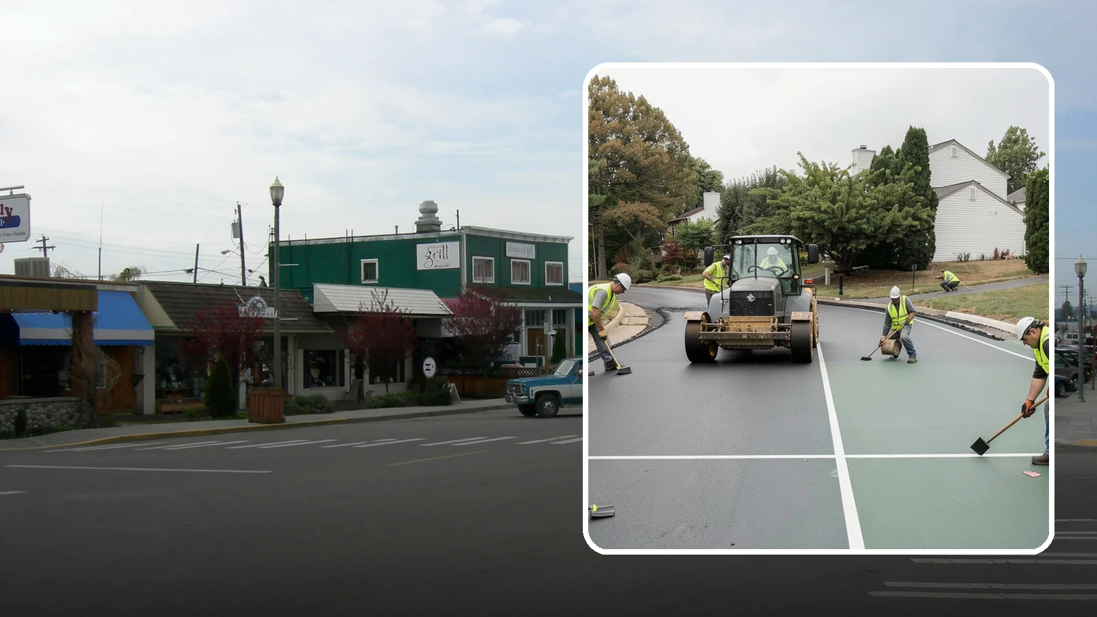 Court Resurfacing in Stanwood, Snohomish County, WA - Resurfacing of tennis, pickleball, and multi-sport courts to restore a safe, uniform playing surface.