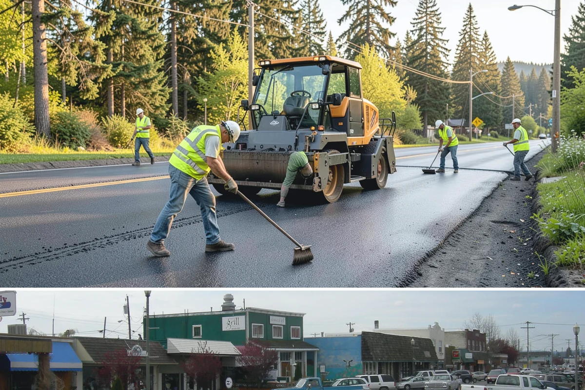 Court Resurfacing in Stanwood, Snohomish County, WA - Court resurfacing requires warm, dry conditions, so it is scheduled in the summer months across Western Washington.