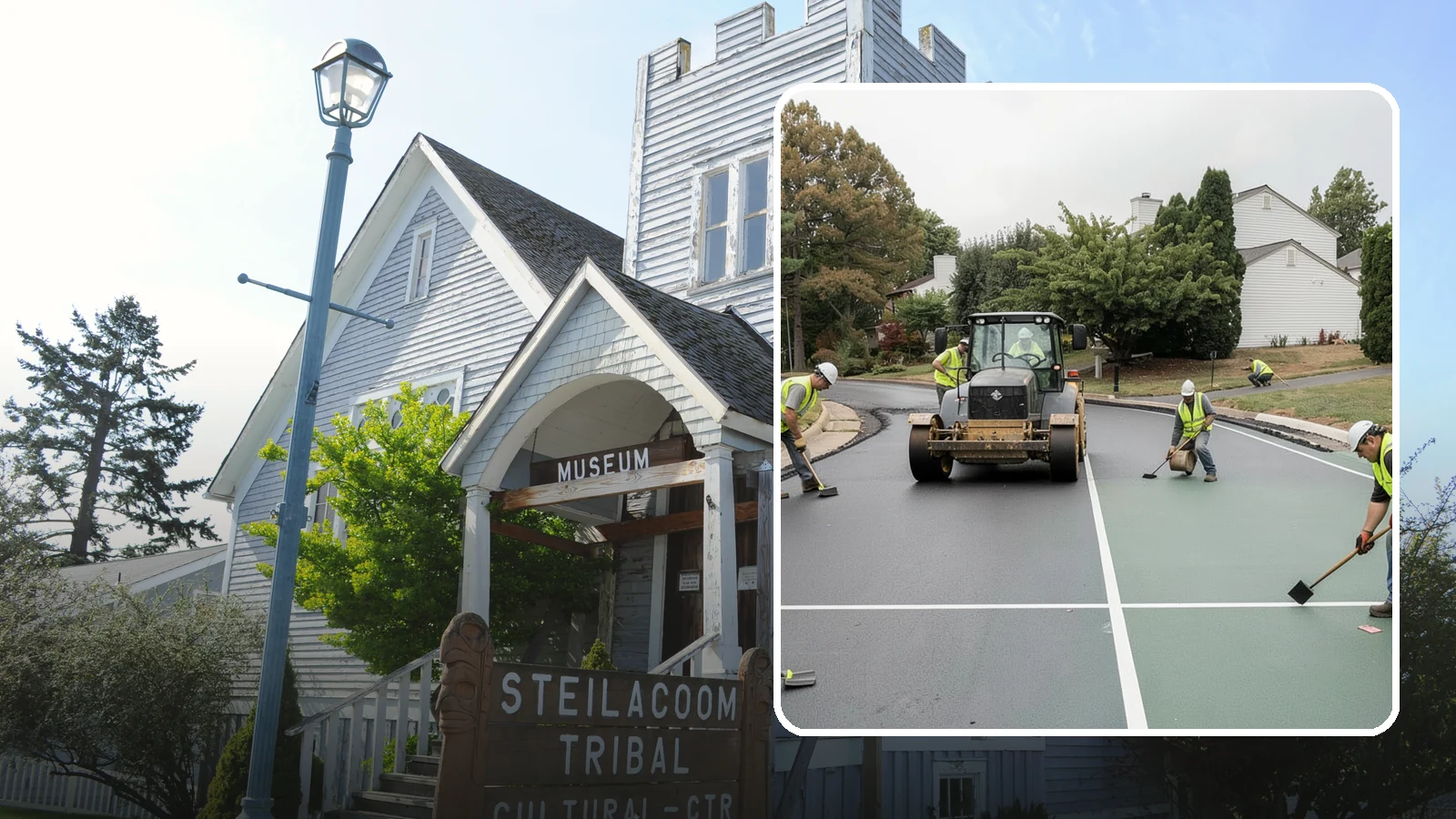 Court Resurfacing in Steilacoom, Pierce County, WA - Resurfacing of tennis, pickleball, and multi-sport courts to restore a safe, uniform playing surface.