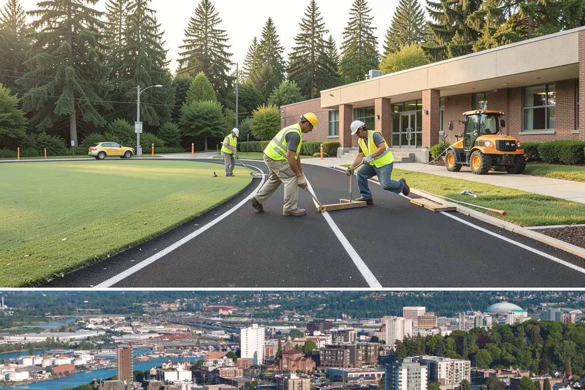 Court Resurfacing in Tacoma, Pierce County, WA - Court resurfacing requires warm, dry conditions, so it is scheduled in the summer months across Western Washington.