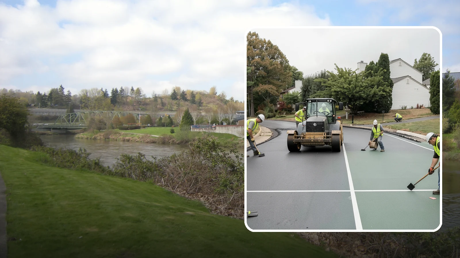 Court Resurfacing in Tukwila, King County, WA - Resurfacing of tennis, pickleball, and multi-sport courts to restore a safe, uniform playing surface.