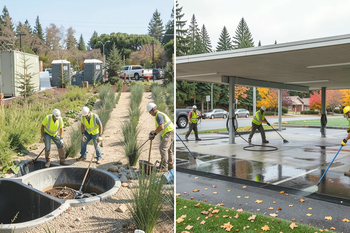 Court Resurfacing in Tukwila, King County, WA - Assess slab condition, cracking, and drainage with staff
