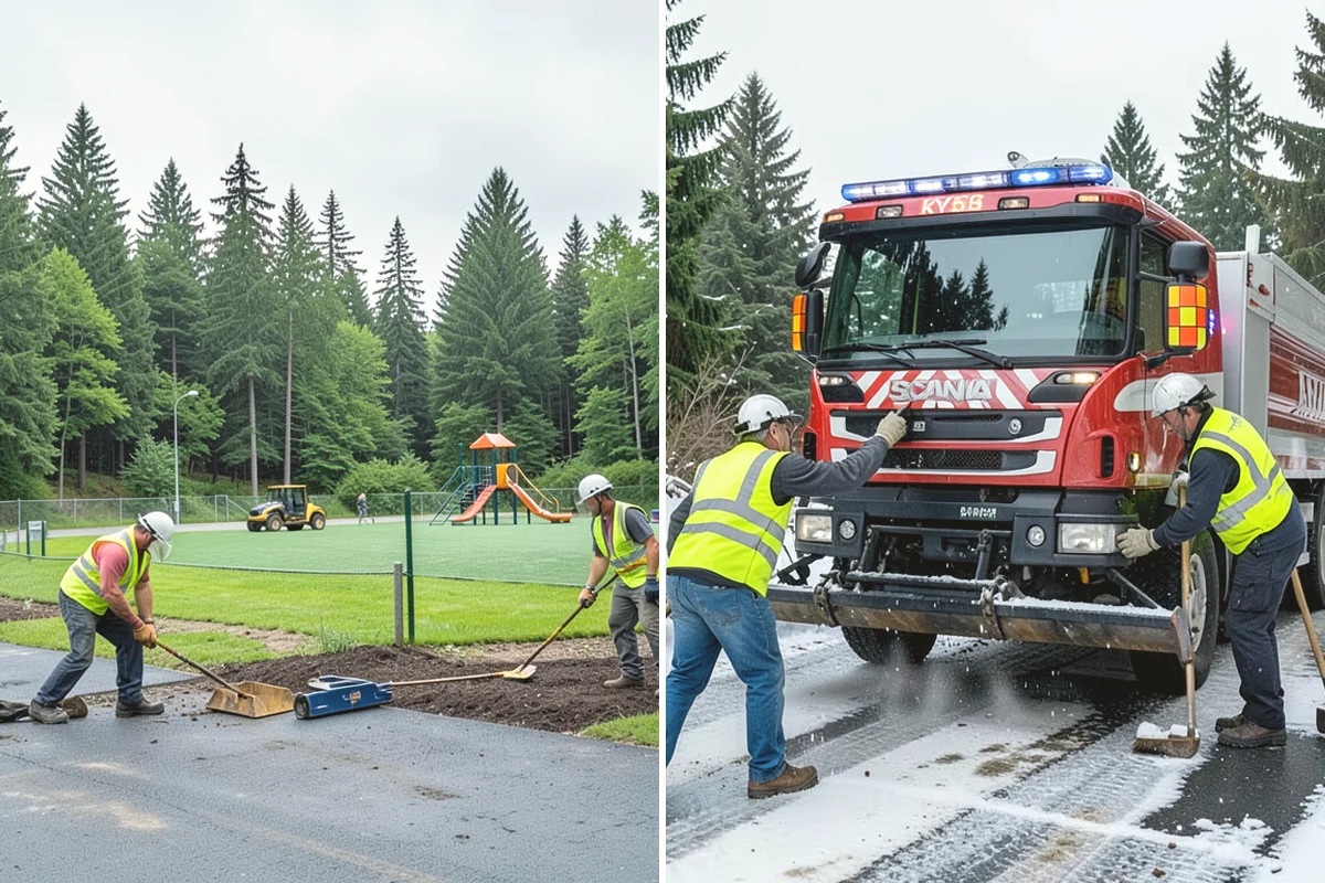 Court Resurfacing in Yarrow Point, King County, WA - Assess slab condition, cracking, and drainage with staff