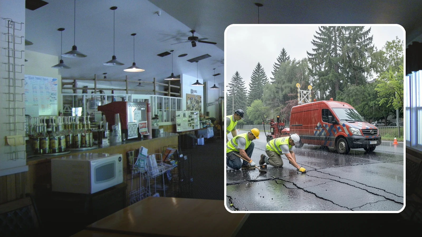 Crack Sealing in Black Diamond, King County, WA - Timely crack sealing blocks water intrusion and extends the service life of public asphalt.