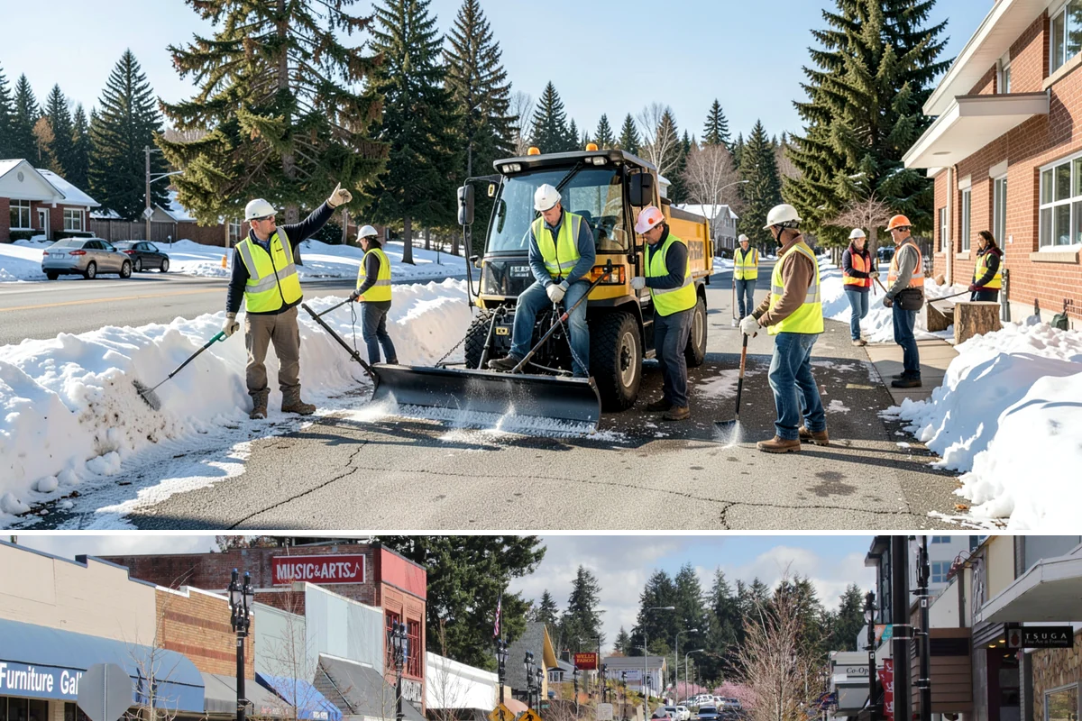 Crack Sealing in Bothell, King County, WA - Dry summer and early-fall conditions are essential so cracks are clean and dry enough for the sealant to bond.