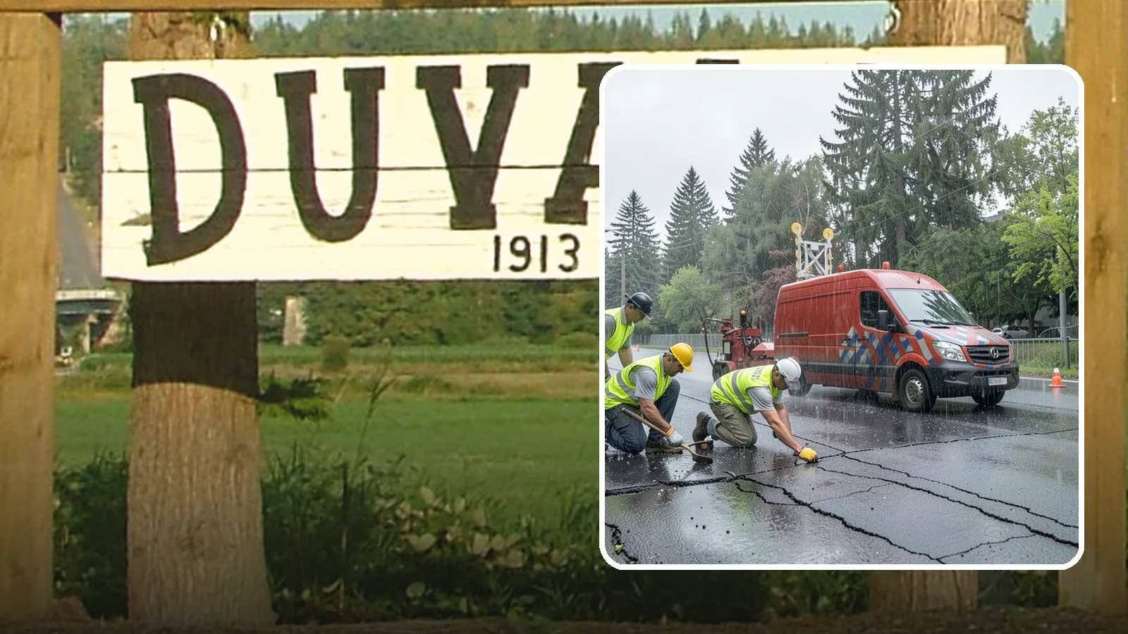 Crack Sealing in Duvall, King County, WA - Timely crack sealing blocks water intrusion and extends the service life of public asphalt.