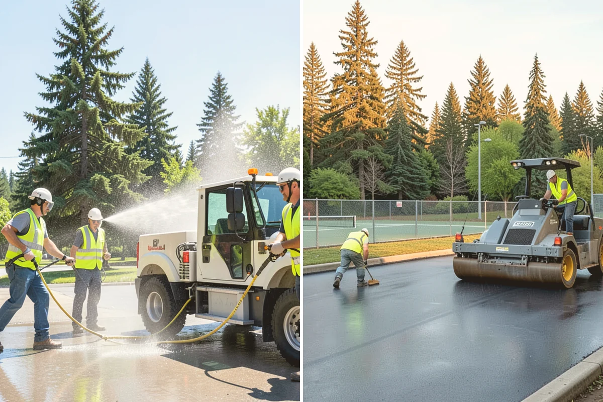 Crack Sealing in Eatonville, Pierce County, WA - Survey and map cracks suitable for sealing