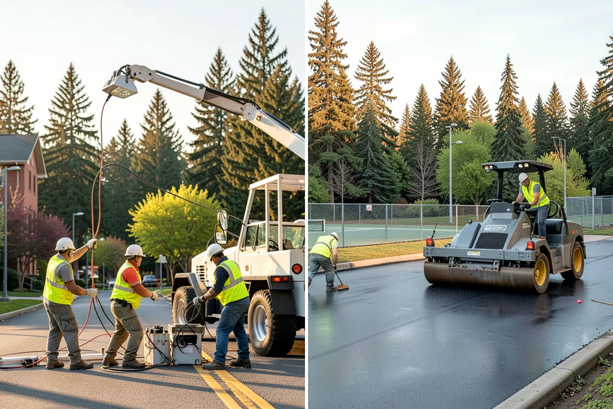 Crack Sealing in Federal Way, King County, WA - Survey and map cracks suitable for sealing