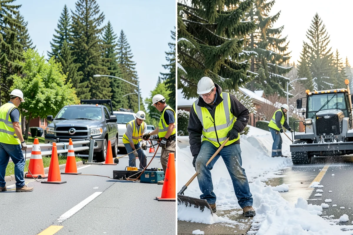 Crack Sealing in Fircrest, Pierce County, WA - Survey and map cracks suitable for sealing